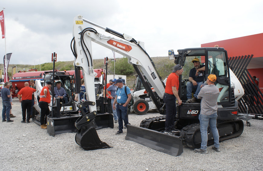 Bobcat Stand Very Busy on First Day of Hillhead 2024